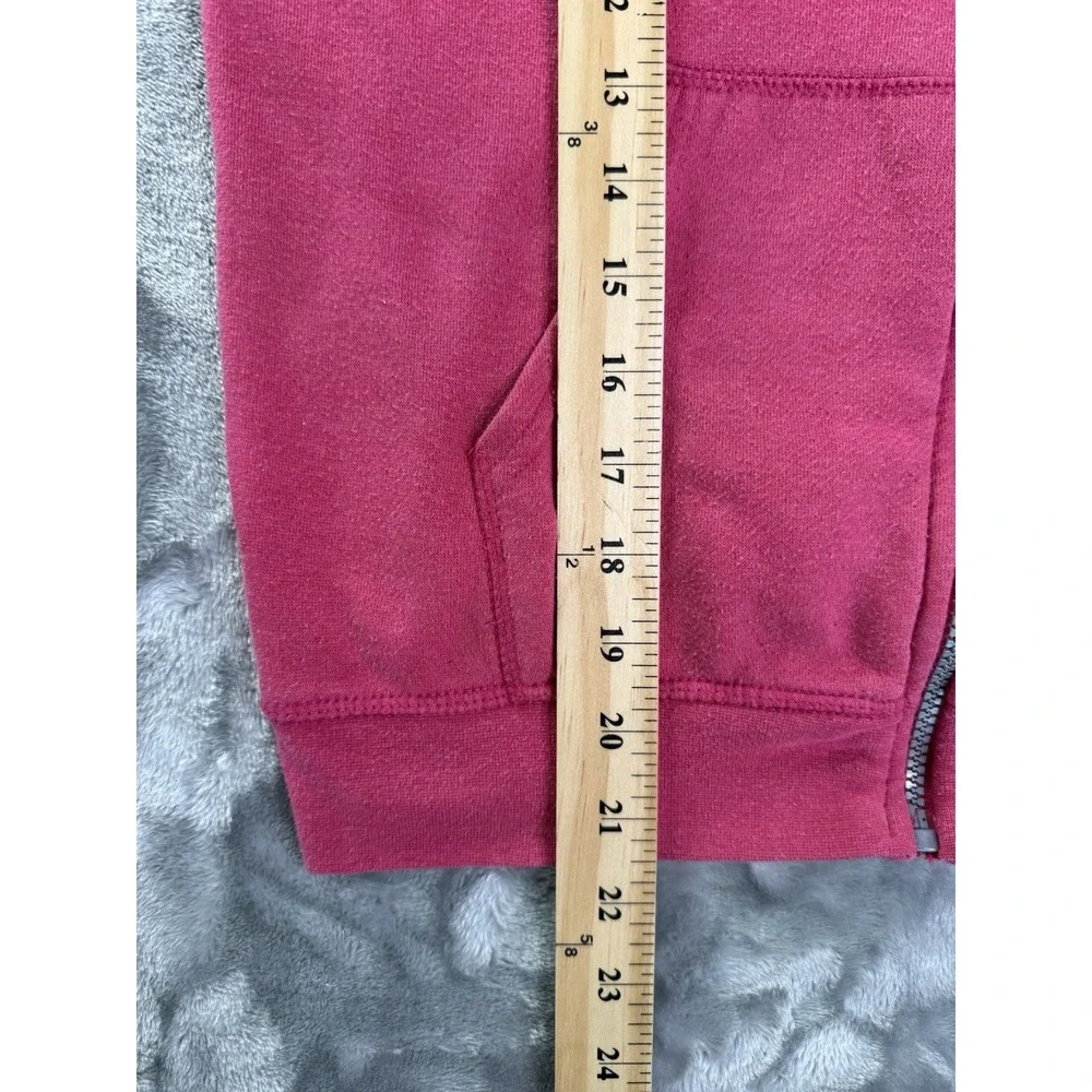 True Religion Silicone Tape PO Hot Pink Pullover Zip Up Hoodie Horseshoe Logo L